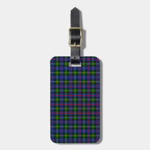 Etiqueta De Bagagem Tartan de Farquharson do clã