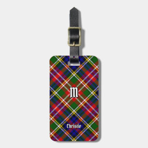 Etiqueta De Bagagem Tartan do Clã Christie
