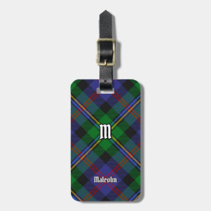Etiqueta De Bagagem Tartan do Clã Malcolm