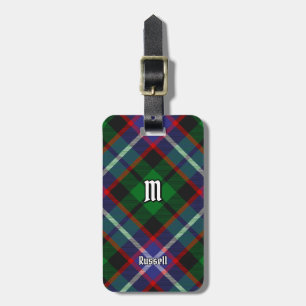 Etiqueta De Bagagem Tartan do Clã Russell