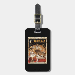 Etiqueta De Bagagem Teatro da ópera do desempenho de Le Reve Balé