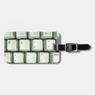 Etiqueta De Bagagem Teclado de Máquina