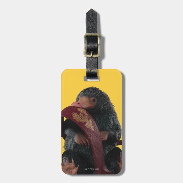 Etiqueta De Bagagem Teddy With Tie Graphic (Frente Vertical)