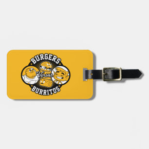 Etiqueta De Bagagem Teen Titans Go! Burgers Versus Burritos