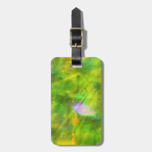 Etiqueta De Bagagem tela de fundo transparente colorida verde, amarelo