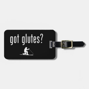 Etiqueta De Bagagem Tem Glutes Telemark Skiing