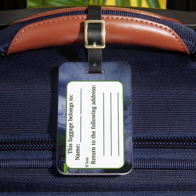 Etiqueta De Bagagem Tempestade Acrylic Pour Inspirada (Frente Insitu 2)