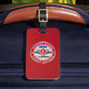 Etiqueta De Bagagem Tempestade no Deserto da Brigada 20 Engenheiro