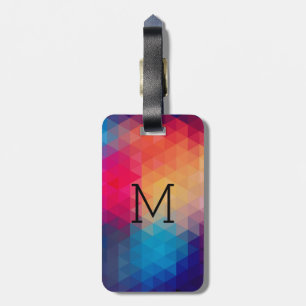 Etiqueta De Bagagem Tendy Modern Mosaic - Padrão Geométrico