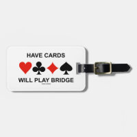 Tenha cartões jogará a ponte (quatro ternos do