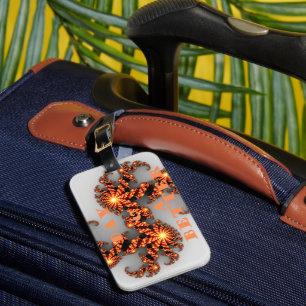 Etiqueta De Bagagem Tenha um dia agradável e uma noite melhor