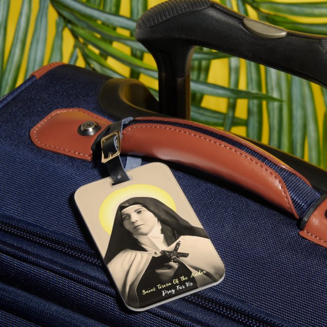 Etiqueta De Bagagem TERESA santo DOS ANDES (Frente Insitu 1)