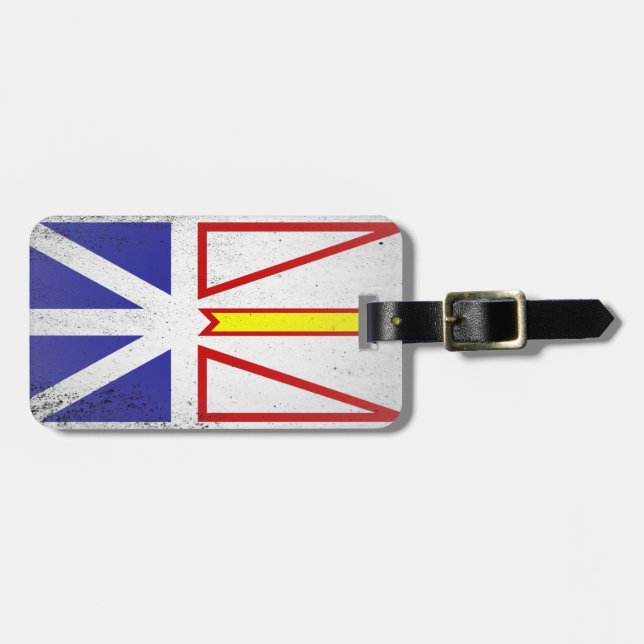 Etiqueta De Bagagem Terra Nova e Labrador (Frente Horizontal)