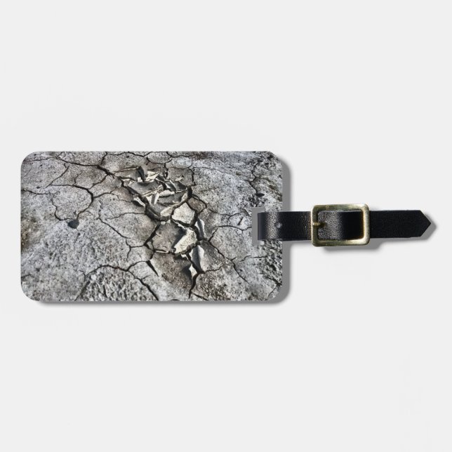 Etiqueta De Bagagem Terra quebrada (Frente Horizontal)