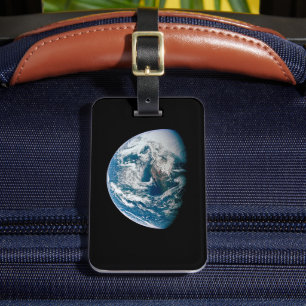 Etiqueta De Bagagem Terra Tirada Da Nave Espacial Apollo 13.