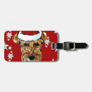 ETIQUETA DE BAGAGEM TERRIER AIREDALE