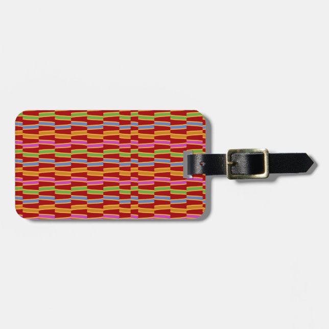 Etiqueta De Bagagem Terry Personalizado (Frente Horizontal)