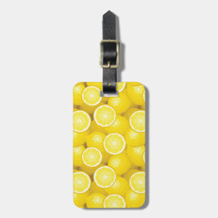 Etiqueta De Bagagem Teste padrão 2 do limão