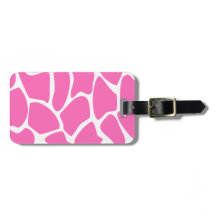 Teste padrão do impressão do girafa no rosa