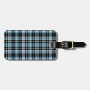 Etiqueta De Bagagem Teste padrão do Tartan de Clark