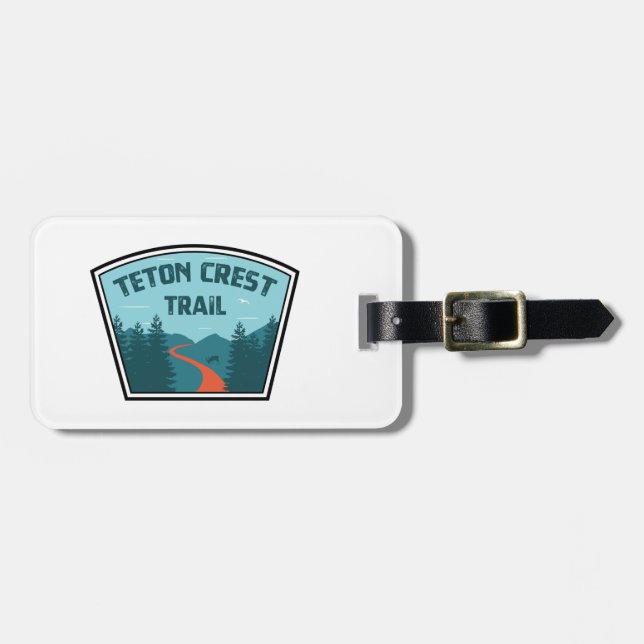 Etiqueta De Bagagem Teton Crest Trail (Frente Horizontal)