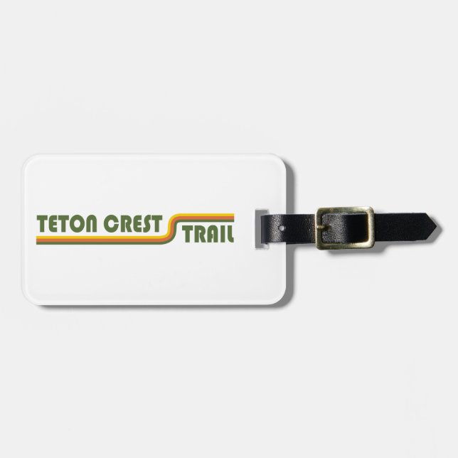 Etiqueta De Bagagem Teton Crest Trail (Frente Horizontal)