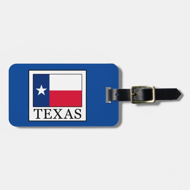 Etiqueta De Bagagem Texas (Frente Horizontal)