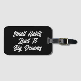 Etiqueta De Bagagem Texto Inspirativo Moderno e Legal Citação de Homen