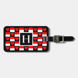 Etiqueta De Bagagem Texto personalizado do sinalizador indonésio perso