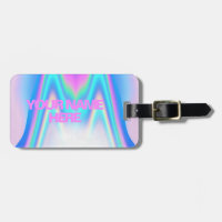 Texto Personalizado Holográfico Iridescente