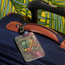 Etiqueta De Bagagem The City Sleeps