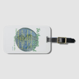 Etiqueta De Bagagem The Earth He Formed