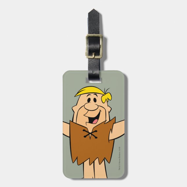 Etiqueta De Bagagem The Flintstones | Barney Rubble (Frente Vertical)