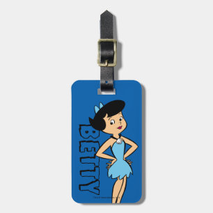 Etiqueta De Bagagem The Flintstones   Betty Rubble