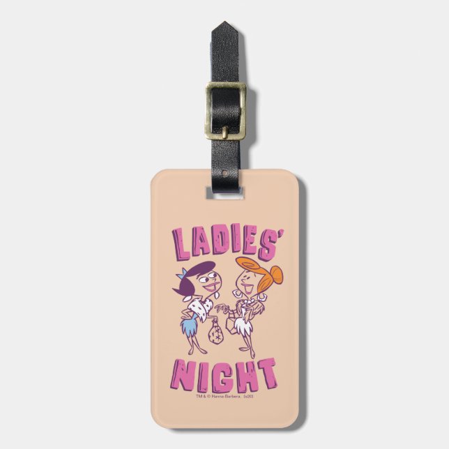Etiqueta De Bagagem The Flintstones | Betty & Wilma - Ladies' Night (Frente Vertical)
