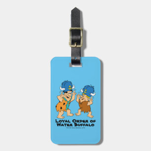 Etiqueta De Bagagem The Flintstones Fred & Barney Water Buffaloes