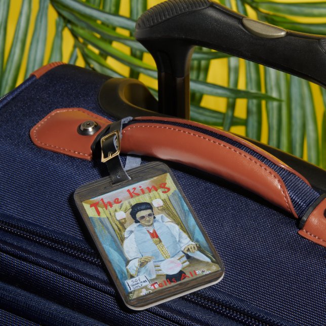 Etiqueta De Bagagem The King Tells All (Frente Insitu 1)