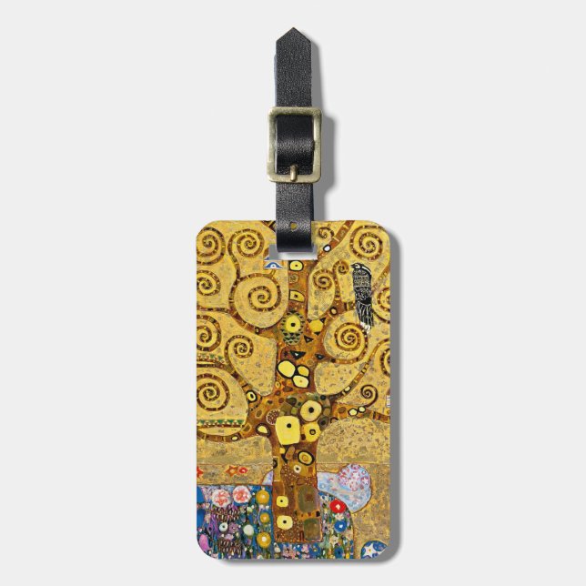 Etiqueta De Bagagem “ The Tree of Life ” , Gustav Klimt (Frente Vertical)
