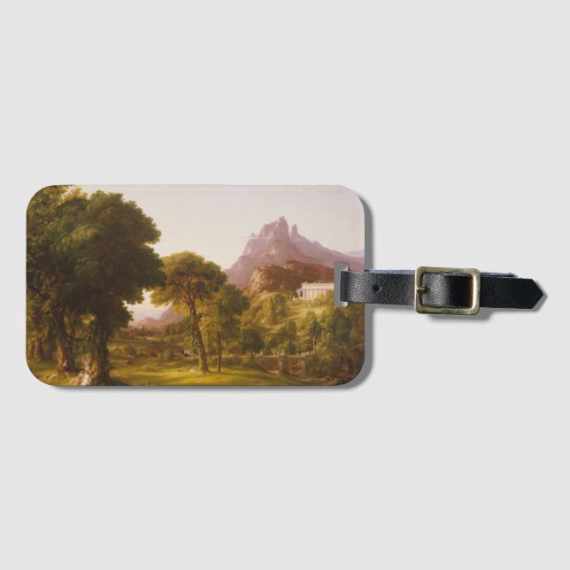 Etiqueta De Bagagem Thomas Cole Dream of Arcadia (Frente Horizontal)