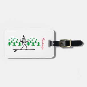 Etiqueta De Bagagem Thunder_Cove Azul Martini