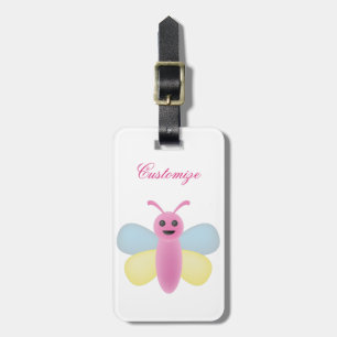 Etiqueta De Bagagem Thunder_Cove de Abelhas Kawaii de várias cores