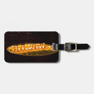 Etiqueta De Bagagem Tibete - Lâmpada de manteiga ritual