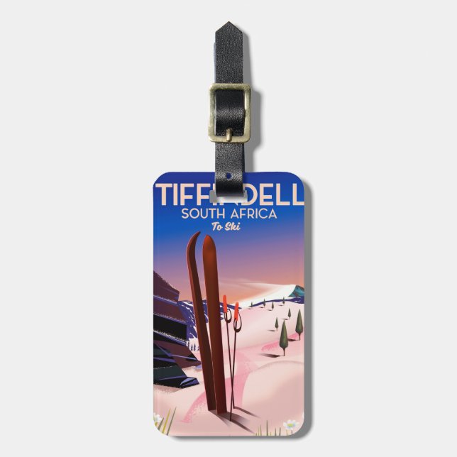 Etiqueta De Bagagem Tiffindell South Africa Ski poster (Frente Vertical)
