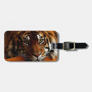 Etiqueta De Bagagem tigre