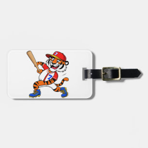 Etiqueta De Bagagem Tigre de Baseball