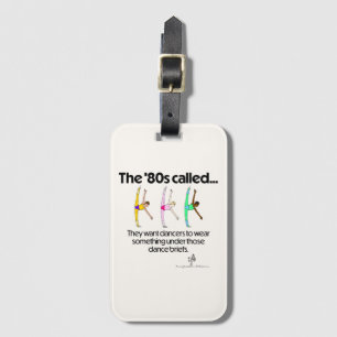 Etiqueta De Bagagem #TiltTerça-feira nos anos 80 Dançarinos Briefs