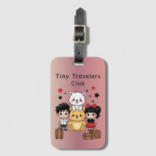 Etiqueta De Bagagem Tiny Travelers Club