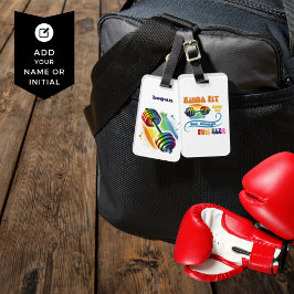 Etiqueta De Bagagem Tipo Ajustado Meio Gordo Gym Engraçado Arco Arco A