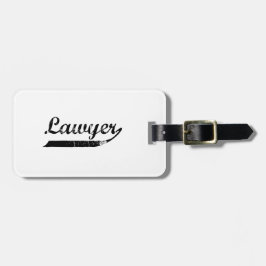 Etiqueta De Bagagem Tipografia de advogado