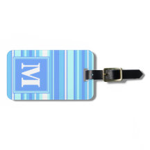 Tiras azuis do céu monograma